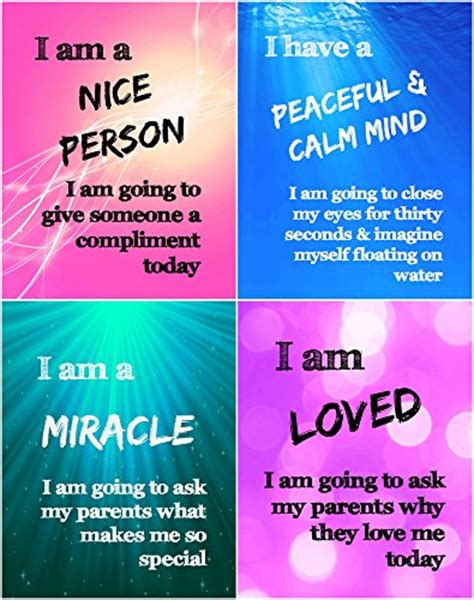 Daily Positive Affirmation Cards For Kids Encourage And Inspire Your