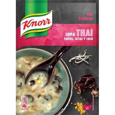 sopa Thai sobre 69 g · KNORR · Supermercado El Corte Inglés
