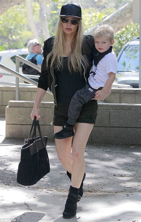 Fergie Is The Coolest Mum In The Park On A Play Date With Little Axl