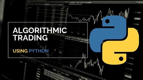 Python is indeed the most famous and widely used language now. Algorithmic Trading Strategy Using Python | Trading ...