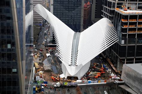 The New World Trade Center Transportation Hub Puts Dazzle Over Details Wsj