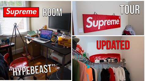 My Hypebeast Supreme Room Tour Updated Youtube