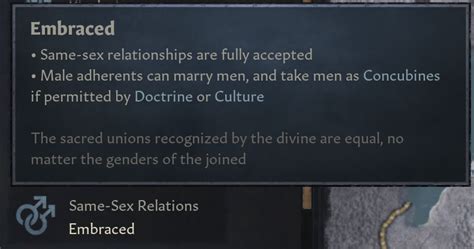 How Do I Allow Lesbian Marriage And Concubines Crusader Kings 3