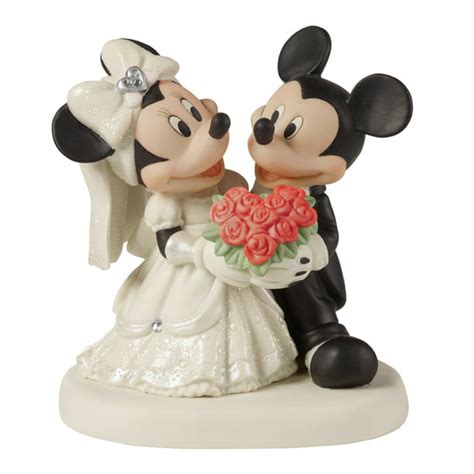 Precious Moments Disney Mickey And Minnie Wedding Couple Figurine