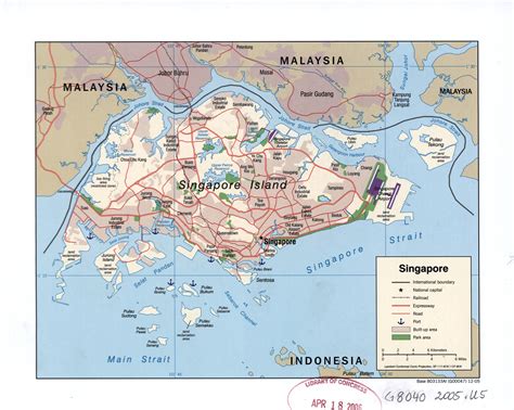 Detailed Political Map Of Singapore Ezilon Maps Images And Photos Finder