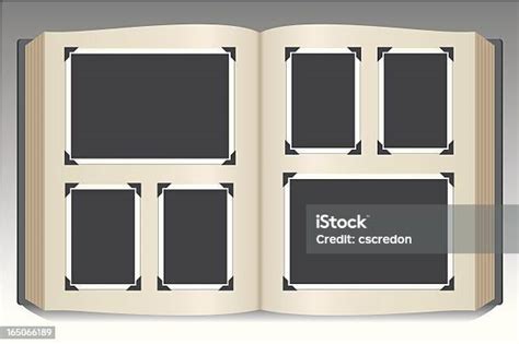 Stock Art Of Blank Photo Album Stock Illustration Download Image Now
