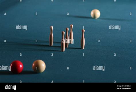Danish Pin Billiard Stock Photo Alamy