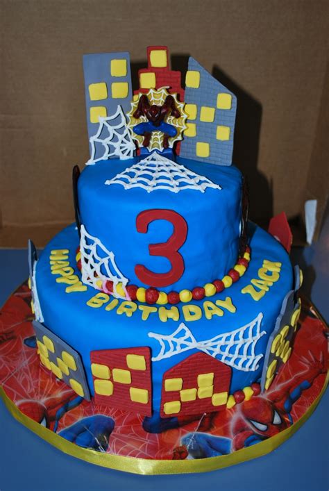 Spiderman 3Rd Birthday Cake - CakeCentral.com