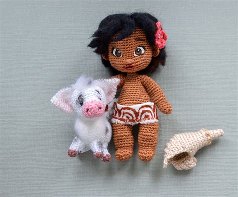 Moana Doll Crochet Pattern Etsy