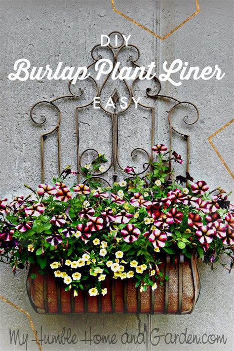 We did not find results for: Planting Annuals and DIY Burlap Liner - My Humble Home and ...