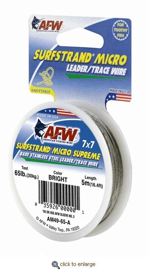 American Fishing Wire Surfstand Micro Supreme Bare 7x7
