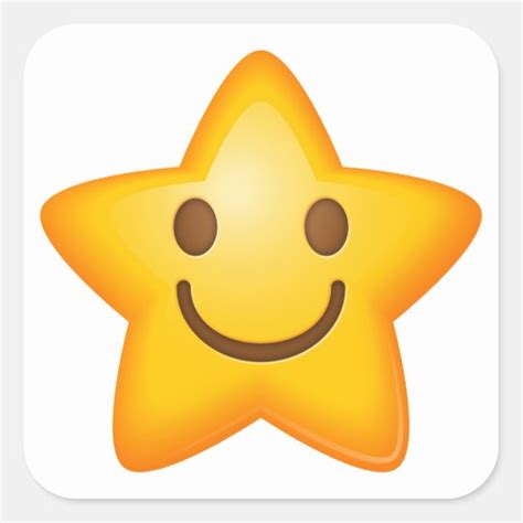 Happy Star Emoji Stickers