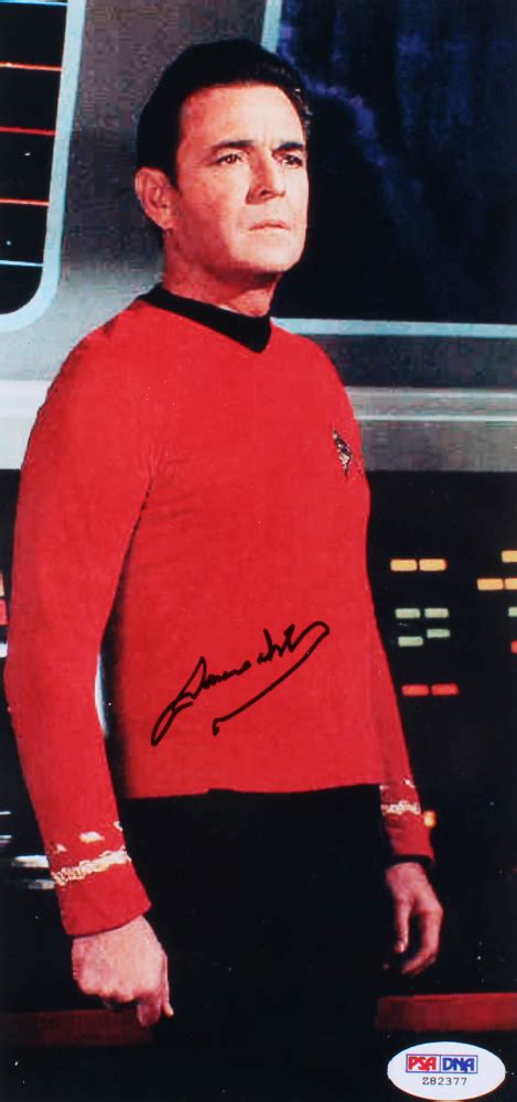 James Doohan Signed Star Trek 8x10 Photo Psa Coa Pristine Auction