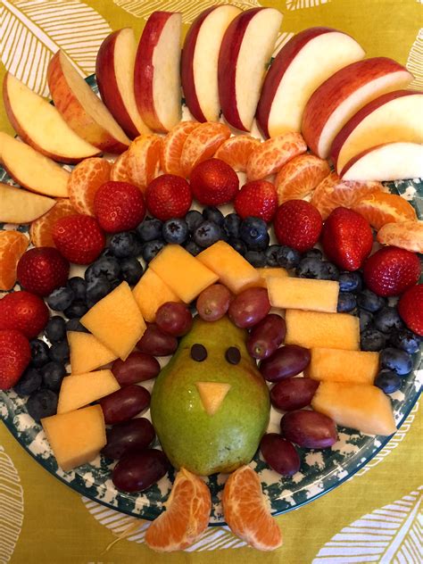 30 easy thanksgiving appetizers to tide guests over until the feast. Thanksgiving Turkey-Shaped Fruit Platter Appetizer Recipe ...