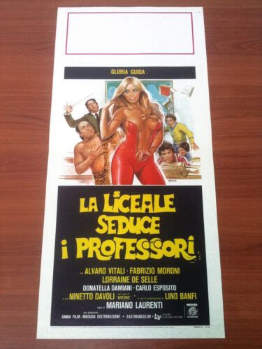 La Liceale Seduces Professors Poster Gloria Guide Banfi Erotic Ai17 Ebay