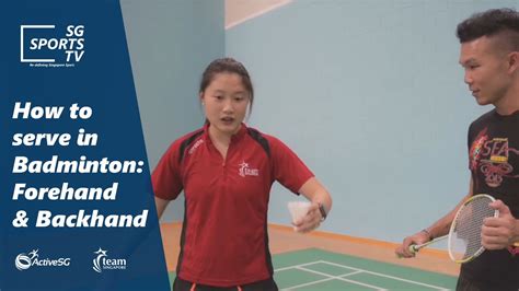 Badminton101 How To Serve A Badminton Forehand And Backhand