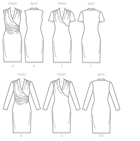 The Lena Wrap Dress Sewing Pattern Lorraeamorie
