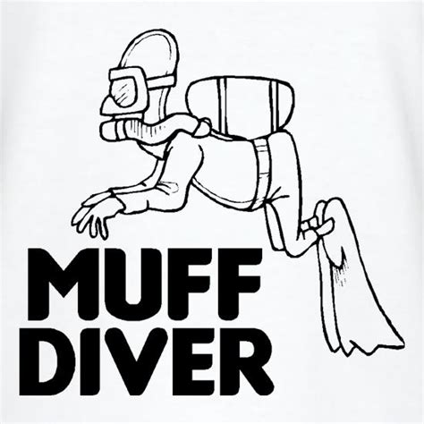Muff Diver T Shirt By Chargrilled