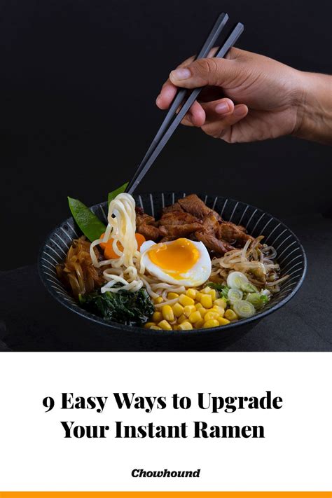 Maybe you would like to learn more about one of these? 9 Easy Ways to Upgrade Your Instant Ramen | Instant ramen ...