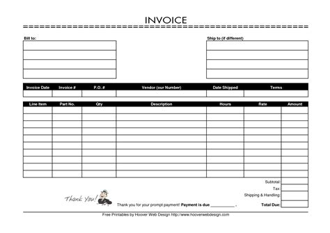 Free Printable Invoices Templates Blank Sampletempl Vrogue Co