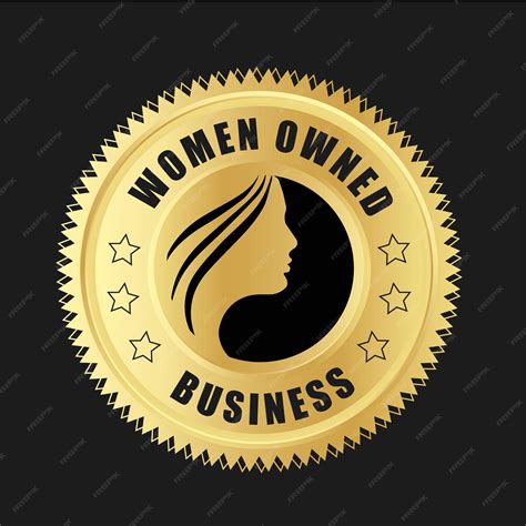 Premium Vector Women Owned Logo Women Owned Vector Logo Design Women