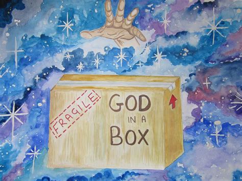 Time To Let God Out Of The Box Painting By Rachael Pragnell Fine Art