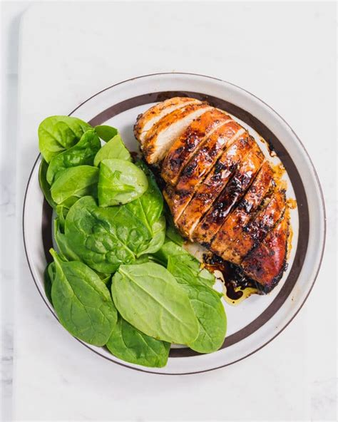 All it takes is 30 minutes in a simple brine solution of 1/4 cup kosher salt dissolved in 4 cups water. Baked Balsamic Chicken Breast Recipe - Cooking LSL