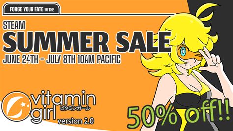 Vitamin Girl ビタミンガール Vitamin Girl Is 50 On The Steam Summer Sale