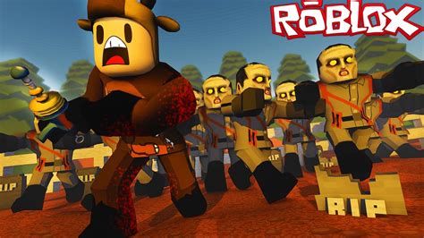 Ultimate Zombie War In Roblox Roblox Zombie Rush Youtube