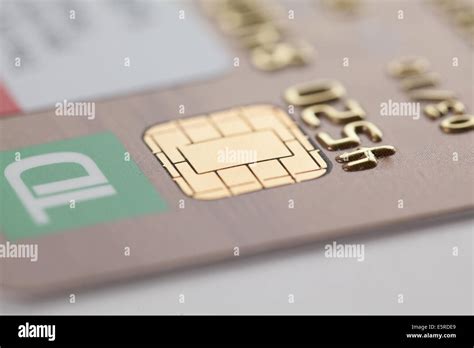 Credit Card Chip Technology Stock Photo Alamy