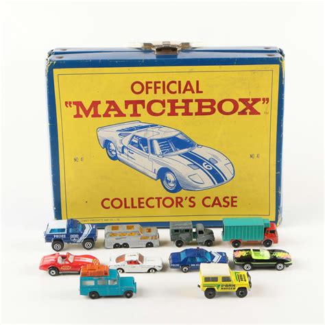 1966 Lesney Matchbox Collectors Case With Die Cast Cars Ebth