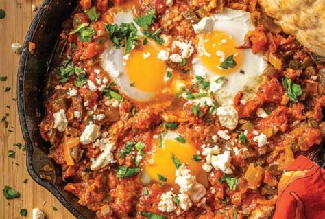 Tunisian Inspired Shakshuka A Delicious Twist On Poached Eggs In