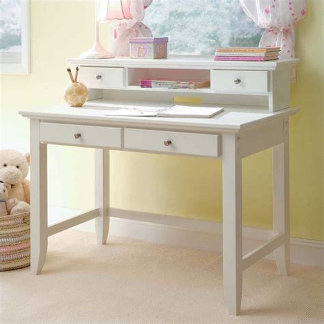 Nexera 5642 alegria student desk, natural maple. Student Desk and Hutch Set in White Finish - 5530-162