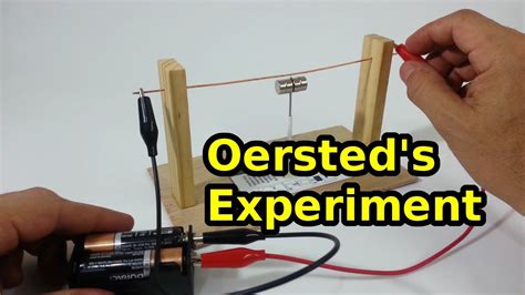 Oersteds Experiment On The Relationship Of Electricity And Magnetism