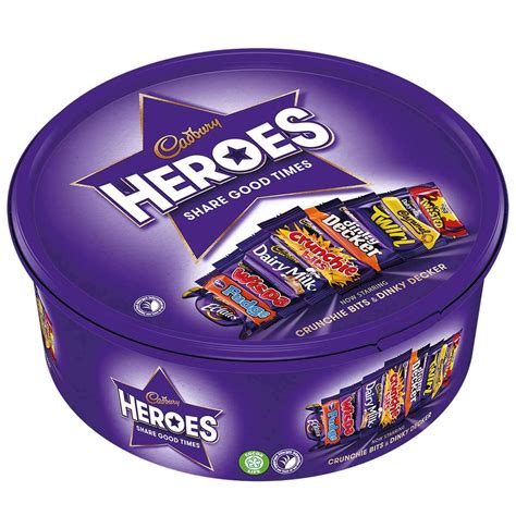 Cadbury Heroes Chocolates Tub 600g Original Nestle British Chocolate