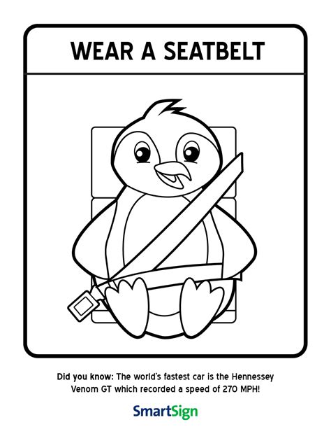 Free Printable Safety Coloring Pages