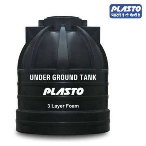 Waste Water Storage Tank Black Color And Hdpe Plastic Material
