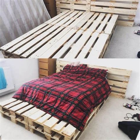 Easy Diy Bed Frame From Pallets References Do Yourself Ideas