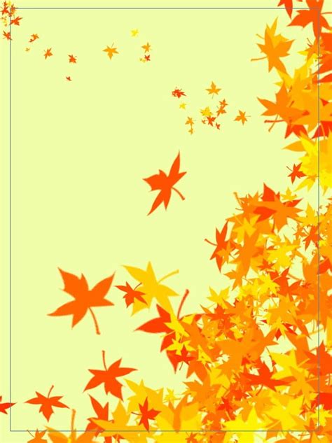 Fully Falling Maple Leaf H5 Background Autumn Background Autumn