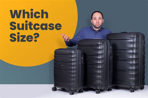 The 4 Standart Suitcase And Luggage Sizes Uk