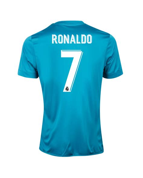 Camiseta 3ª Real Madrid 20172018 Ronaldo Azul