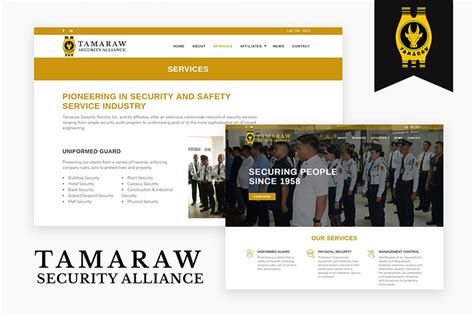 Tamaraw Security Group Wazile Inc Work And Portfolio