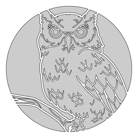 Owl Pumpkin Carving Patterns 7 Free Pdf Printables Printablee