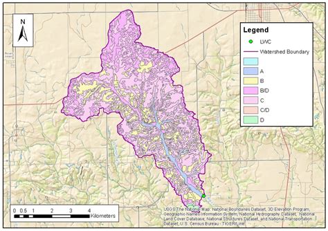 Figure G12 Hydrologic Soil Groups For Watershed Associated With