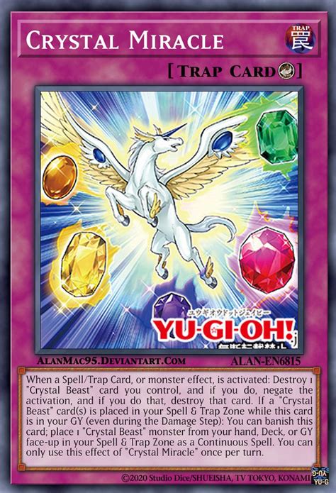 Crystal Miracle By Alanmac95 On Deviantart Yugioh Crystals Miracles