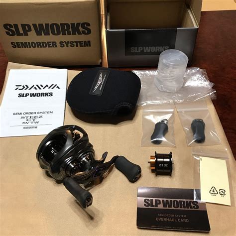 のキャンセ SLPWORKS 80mmカーボンハンドル パワーライトノブS GD 釣具のキャスティング PayPay店 通販