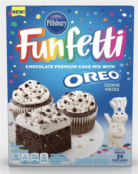 Funfetti Chocolate Premium Cake Mix With Oreo Here Are All Of