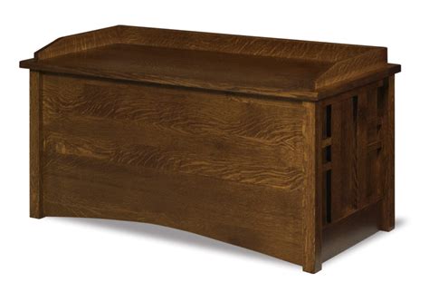 Kascade Blanket Chest Amish Solid Wood Chests Kvadro Furniture