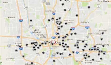 Columbus Ohio City Limits Map Here Is A Map Of All Homicides That