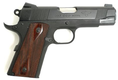 Colt Cco Gunsite 45 Acp Caliber Pistol On An Officers Frame With